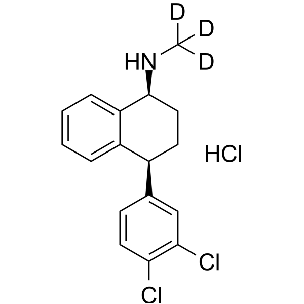 (±)-cis-Sertraline-d3 hydrochloride ((±)-Sertraline d3 hydrochloride (hydrochloride)) 1217741-83-7
